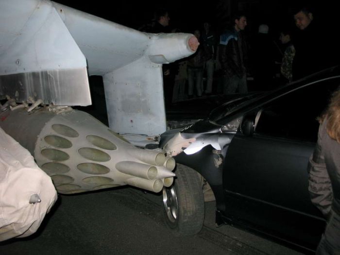 Unusual Crash in Russia (4 pics)