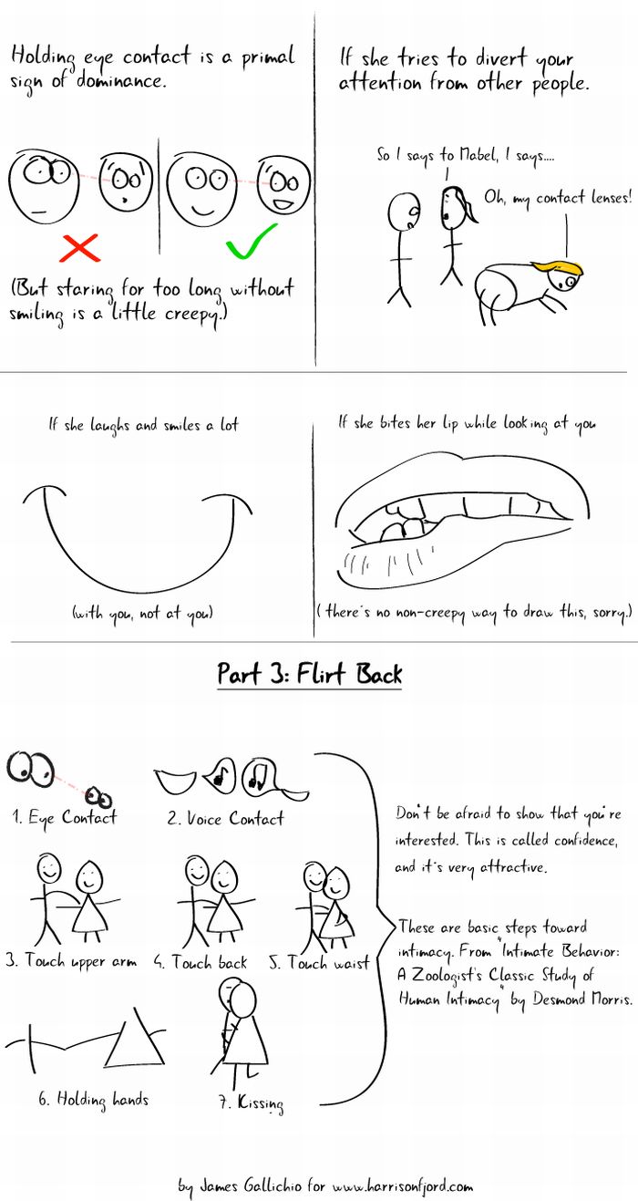 Guide to Flirting (5 pics)
