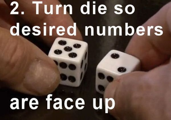 How to Make Cheating Dice (4 pics)
