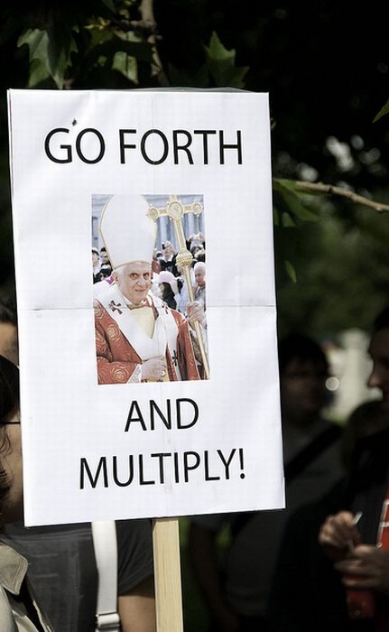 Pope Protest Signs (30 pics)