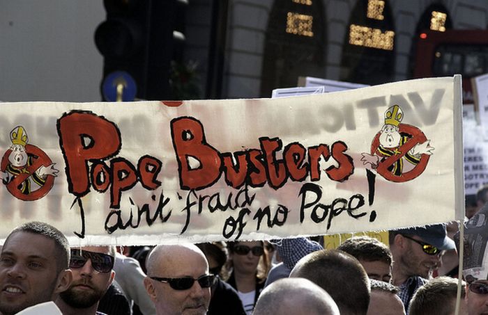 Pope Protest Signs (30 pics)