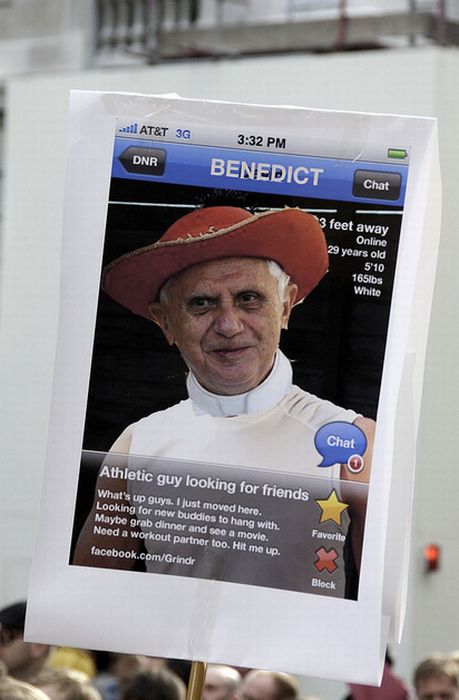 Pope Protest Signs (30 pics)