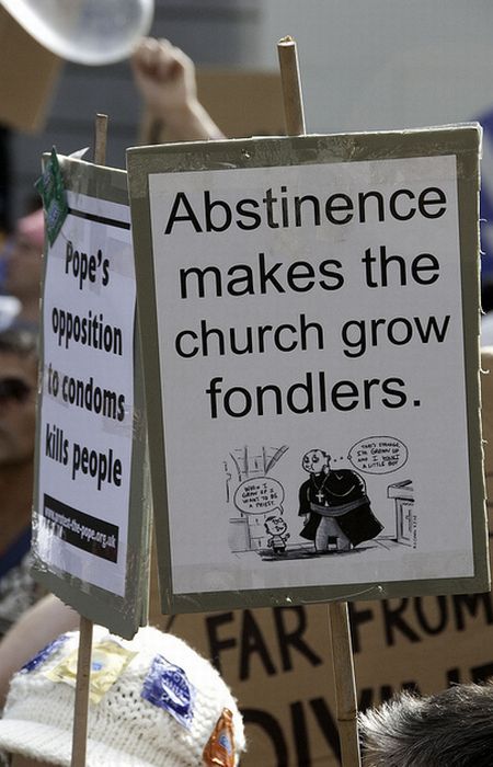 Pope Protest Signs (30 pics)