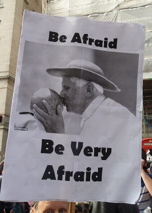 Pope Protest Signs (30 pics)