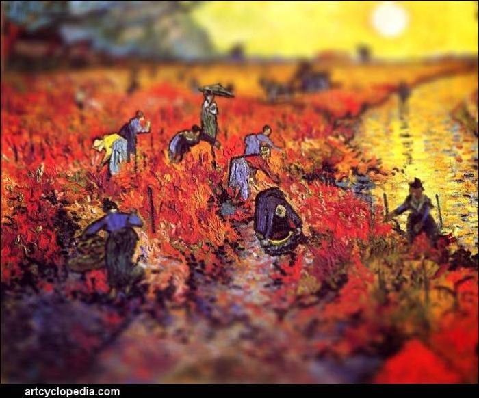 Van Gogh's Paintings with Tilt-Shift Effect (16 pics)