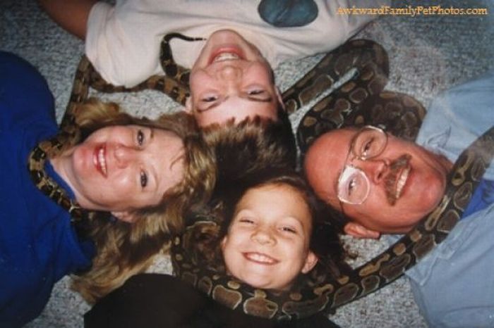 Funny Family Photos With Pets (27 pics)