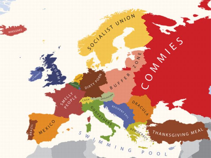 Mapping Stereotypes of Europe (9 pics)