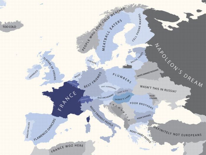 Mapping Stereotypes of Europe (9 pics)