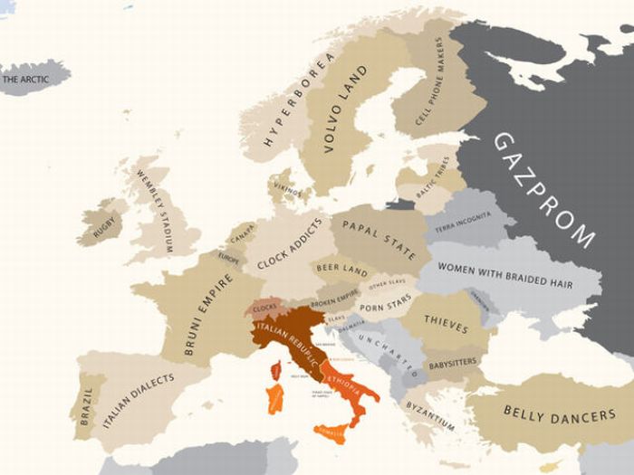 Mapping Stereotypes of Europe (9 pics)