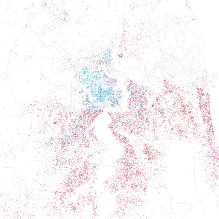 Race Maps of US Cities (66 pics)