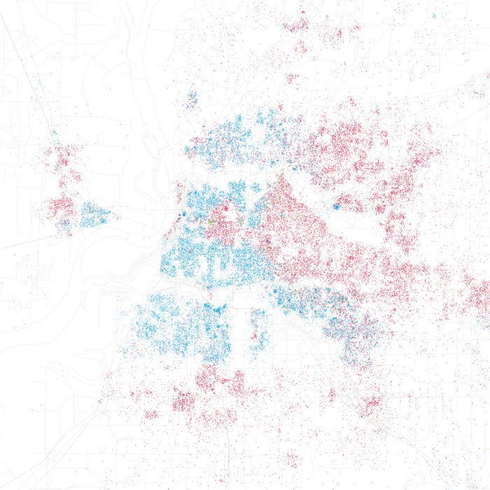 Race Maps of US Cities (66 pics)
