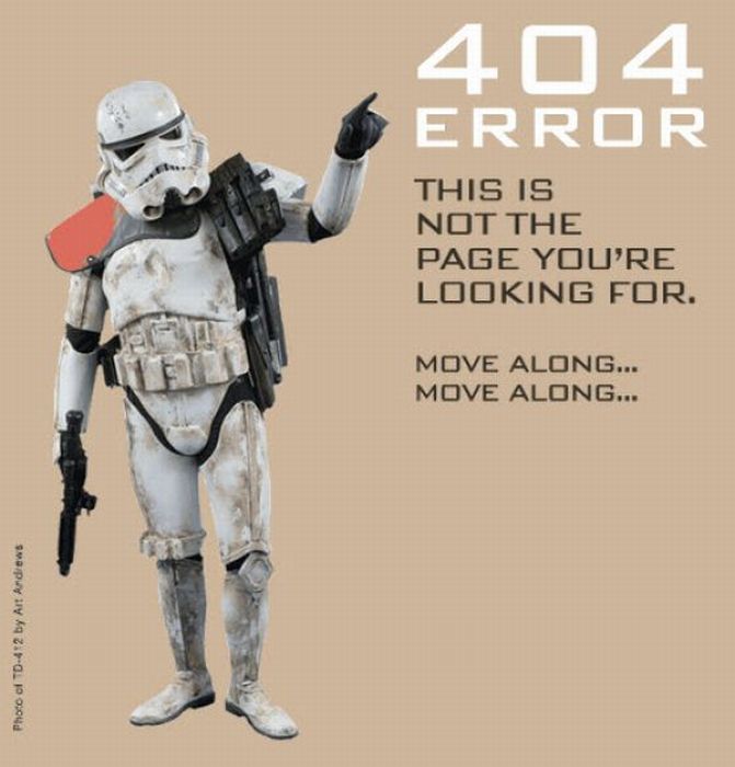 The Best of 404 Error Pages. Part 3 (33 pics)