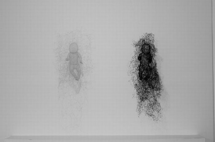 3D Chicken Wire Sculptures (15 pics)