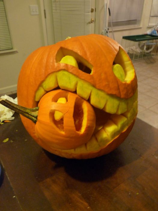 How to Create a Cannibal Pumpkin (34 pics)