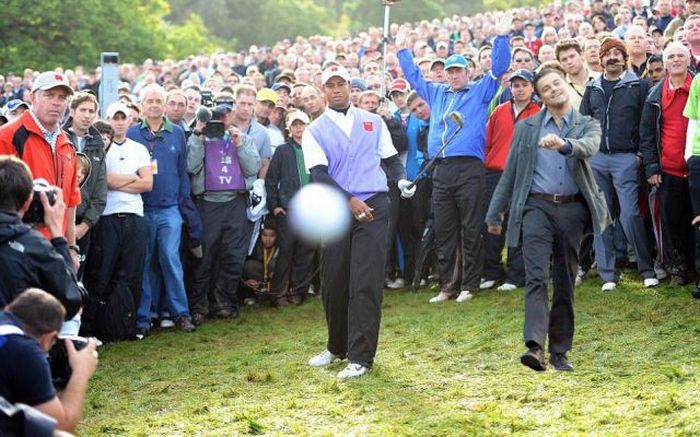 Tiger Woods Photo Guy Gets Photoshopped (40 pics)