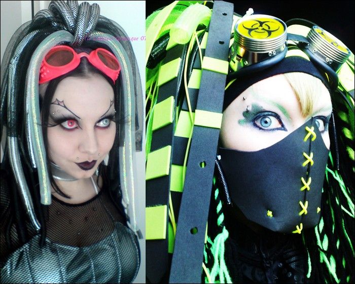 Cybergoth Girls (38 pics)