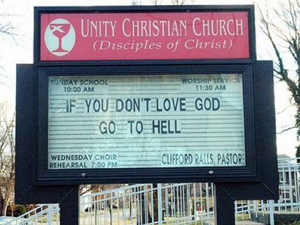 Funny Church Signs (12 pics)