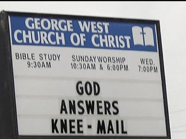 Funny Church Signs (12 pics)