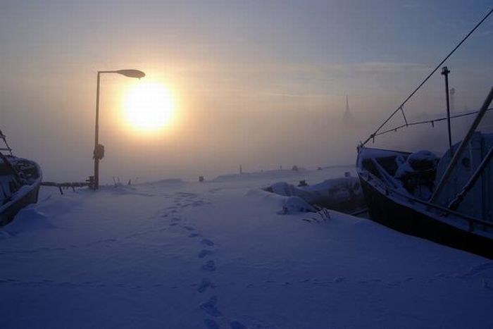 Ships at Winter (15 pics)