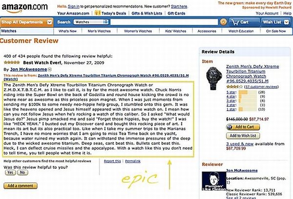 Funny Amazon User Reviews (25 pics)