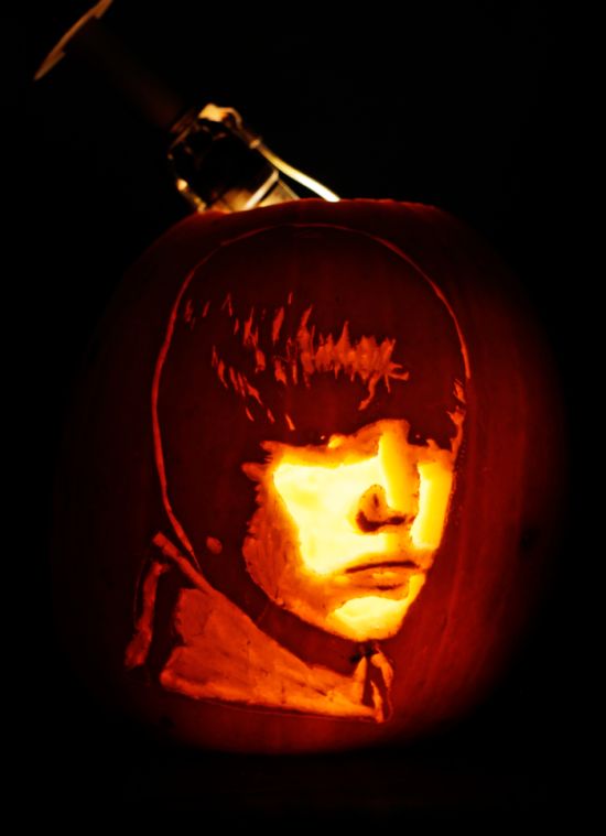 Justin Bieber Pumpkin (5 pics)