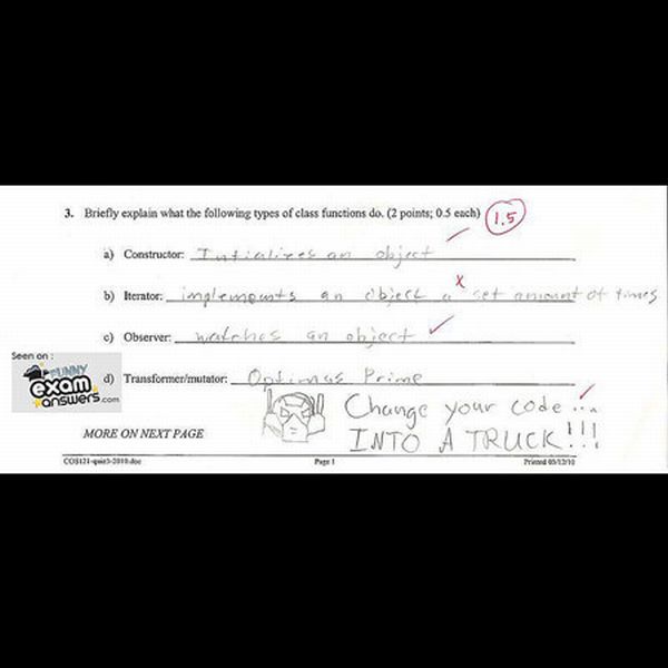 Funny Exam Answers (42 pics)