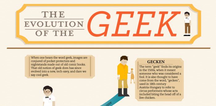The Evolution of Geek (infographic)