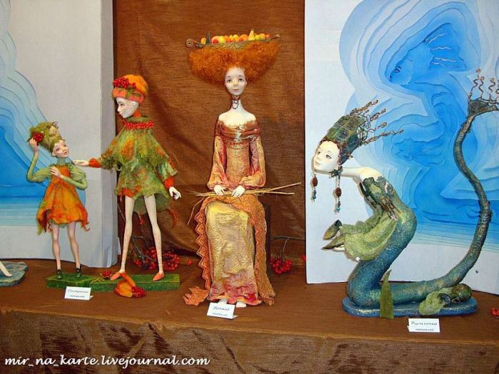 Beautiful Dolls from the Moscow Doll Fair (100 pics)