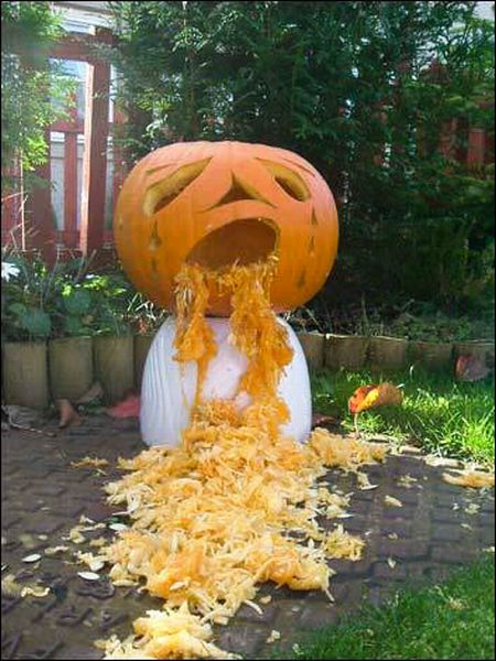 Puking Pumpkins (54 pics)