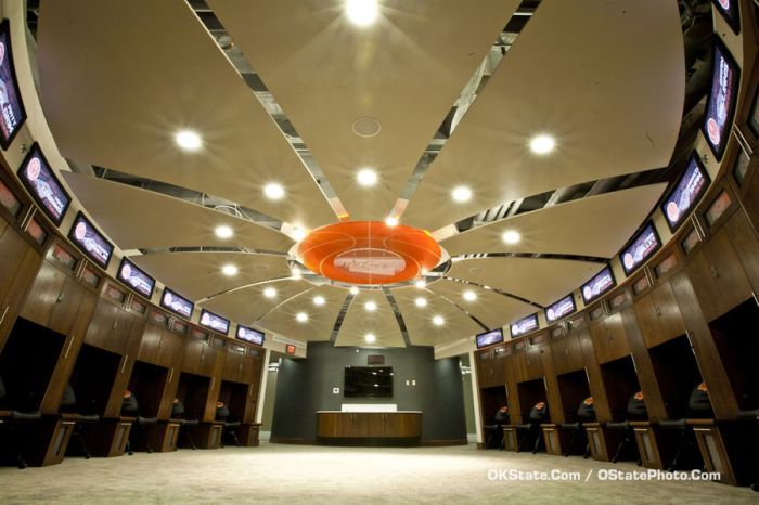 Oklahoma State's Brand New Basketball Locker Room (15 pics)