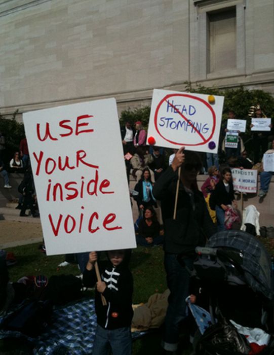 The 100 Best Signs At The Rally To Restore Sanity And/Or Fear (100 pics)
