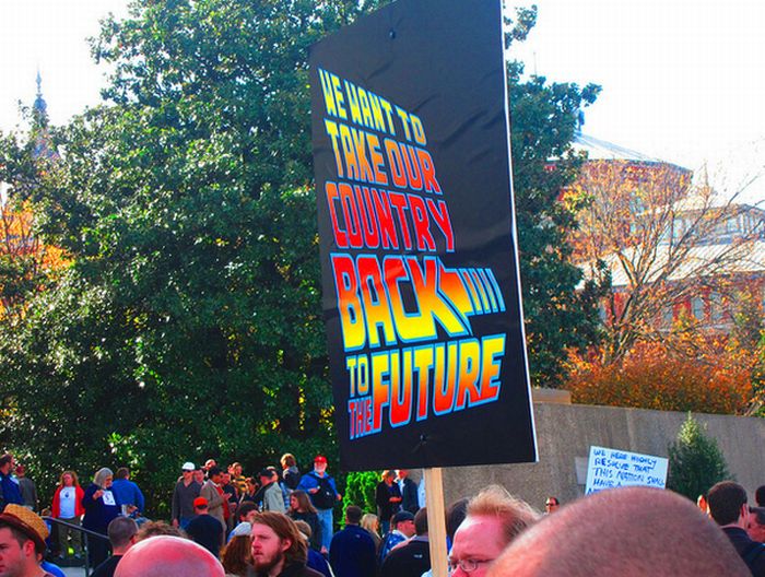 The 100 Best Signs At The Rally To Restore Sanity And/Or Fear (100 pics)
