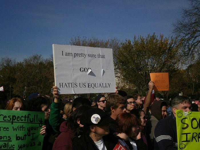 The 100 Best Signs At The Rally To Restore Sanity And/Or Fear (100 pics)