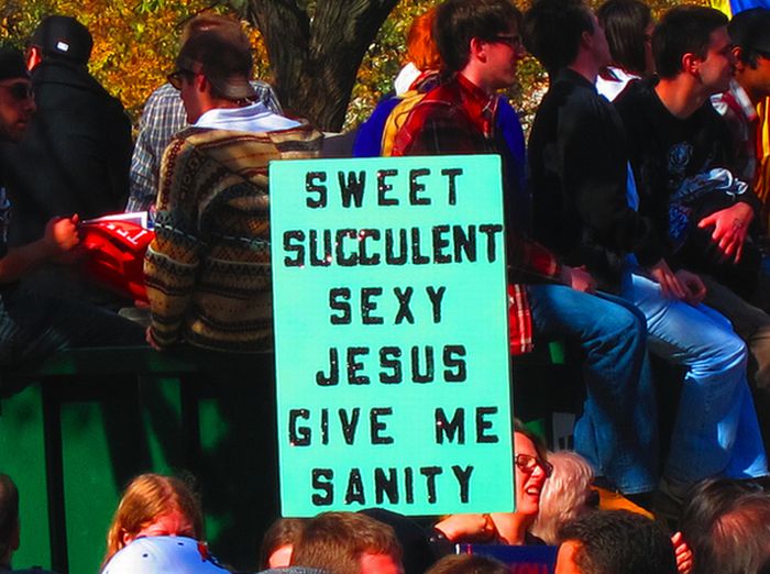 The 100 Best Signs At The Rally To Restore Sanity And/Or Fear (100 pics)