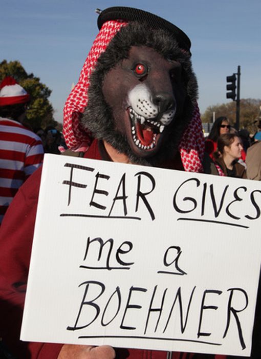 The 100 Best Signs At The Rally To Restore Sanity And/Or Fear (100 pics)