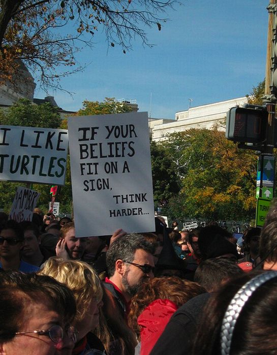 The 100 Best Signs At The Rally To Restore Sanity And/Or Fear (100 pics)