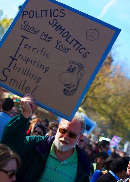 The 100 Best Signs At The Rally To Restore Sanity And/Or Fear (100 pics)