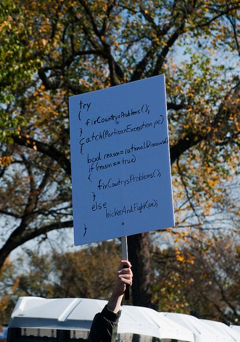 The 100 Best Signs At The Rally To Restore Sanity And/Or Fear (100 pics)