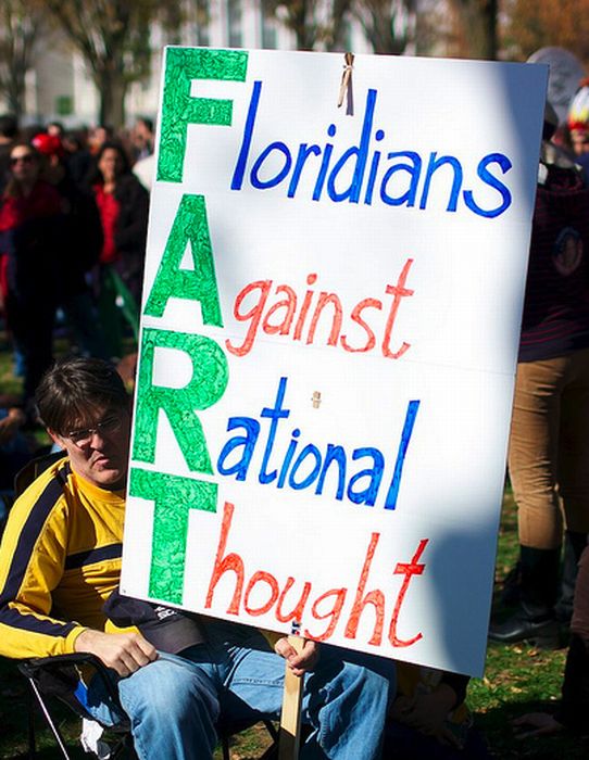 The 100 Best Signs At The Rally To Restore Sanity And/Or Fear (100 pics)