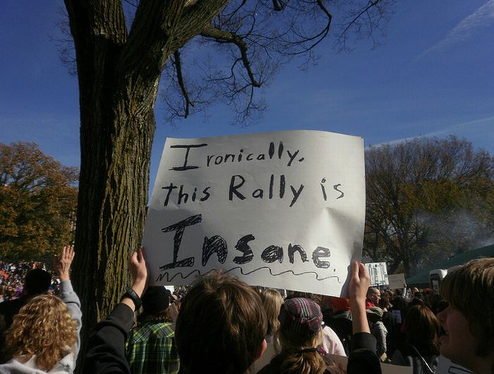 The 100 Best Signs At The Rally To Restore Sanity And/Or Fear (100 pics)