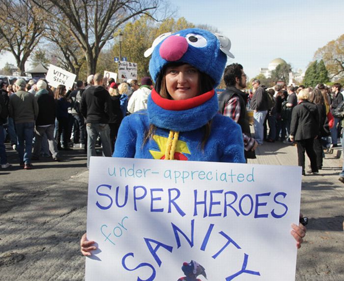 The 100 Best Signs At The Rally To Restore Sanity And/Or Fear (100 pics)