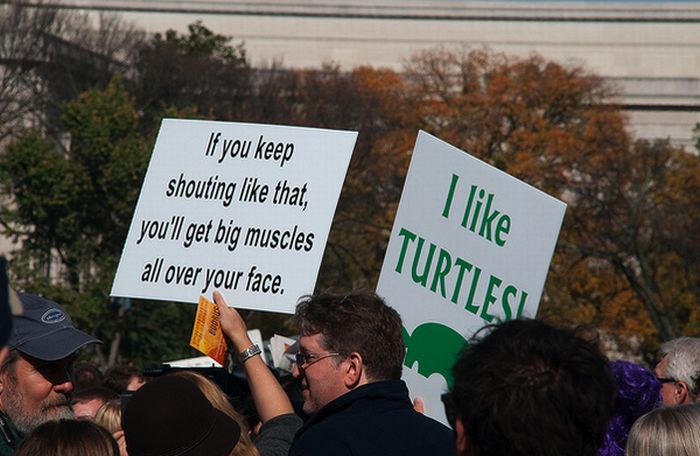 The 100 Best Signs At The Rally To Restore Sanity And/Or Fear (100 pics)