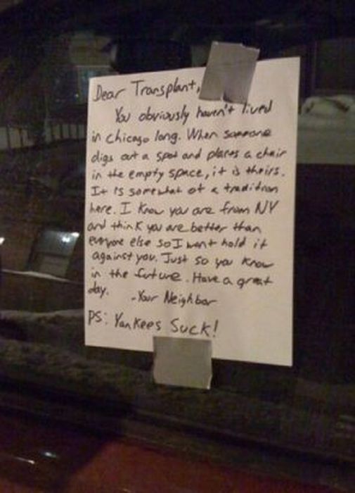 Passive Aggressive Parking Notes (38 pics)