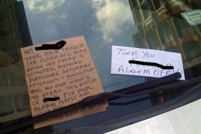 Passive Aggressive Parking Notes (38 pics)