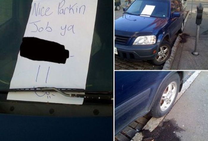 Passive Aggressive Parking Notes (38 pics)