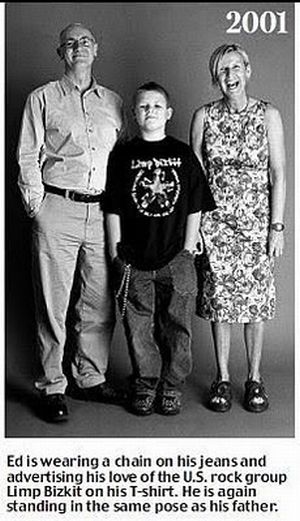 Year-by-Year the Changing Face of one British Family (19 pics)