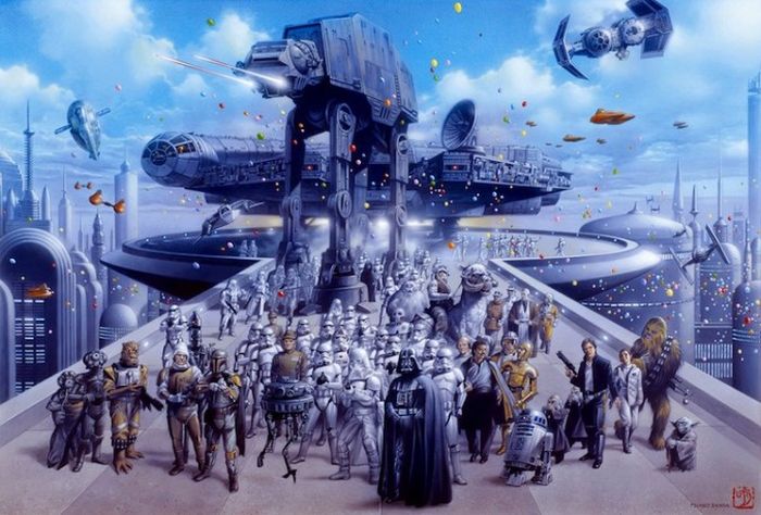 Beautiful Star Wars Paintings (15 pics)