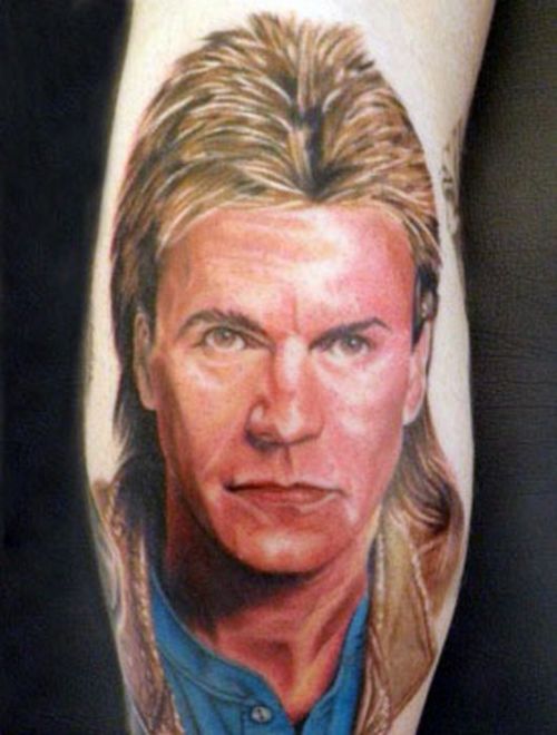 Awesome Tattoos of '80s TV Stars (21 pics)