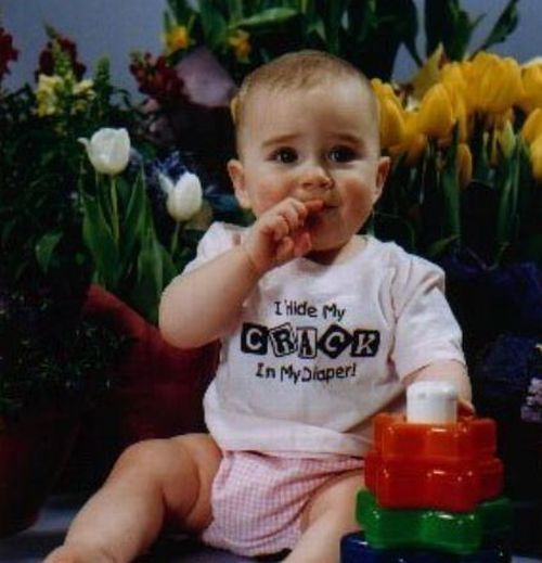 Babies Wearing Naughty T-Shirts (20 pics)
