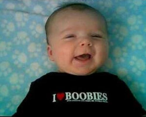 Babies Wearing Naughty T-Shirts (20 pics)